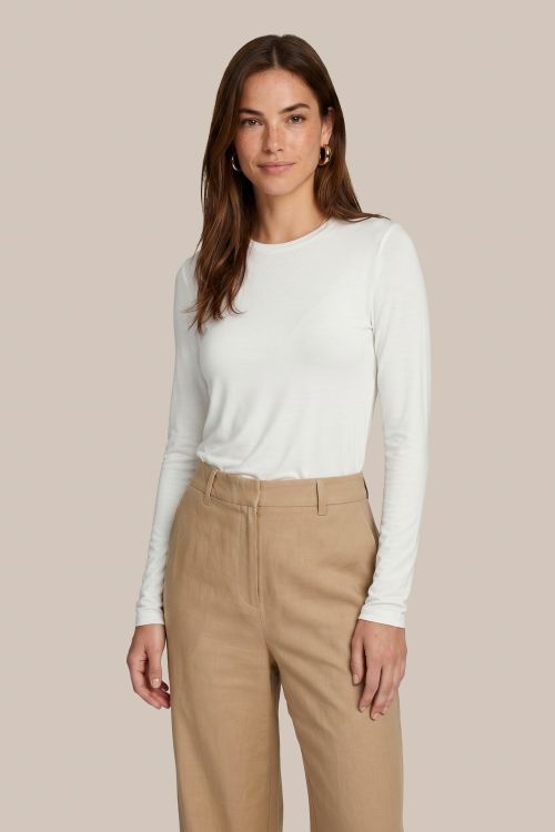 C&amp;S The Label Top Tanea / 26NFC02 Wool White