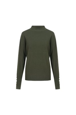 C&amp;S The Label Pullover Ambra / 26NMC05 Dark Olive