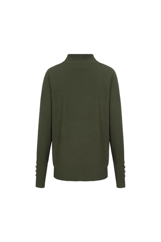 C&amp;S The Label Pullover Ambra / 26NMC05 Dark Olive