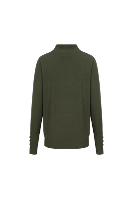 C&amp;S The Label Pullover Ambra / 26NMC05 Dark Olive