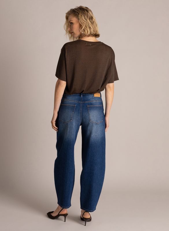 Yest Jeans Barrelfit Sophie/ 0006688 Dark Stone Wash Denim