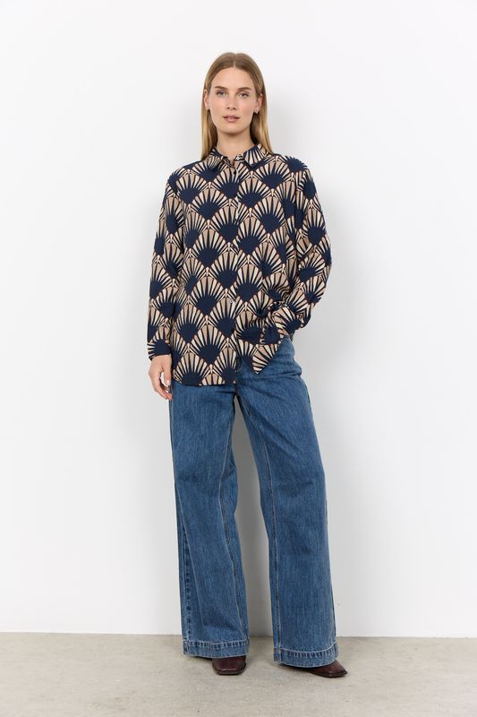 Soya Concept Shirt / 41959 6910C NAVY COMBI