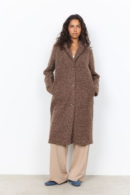 Soya Concept Coat / 27874 98980 CHOCOLATE PLUM MELANGE