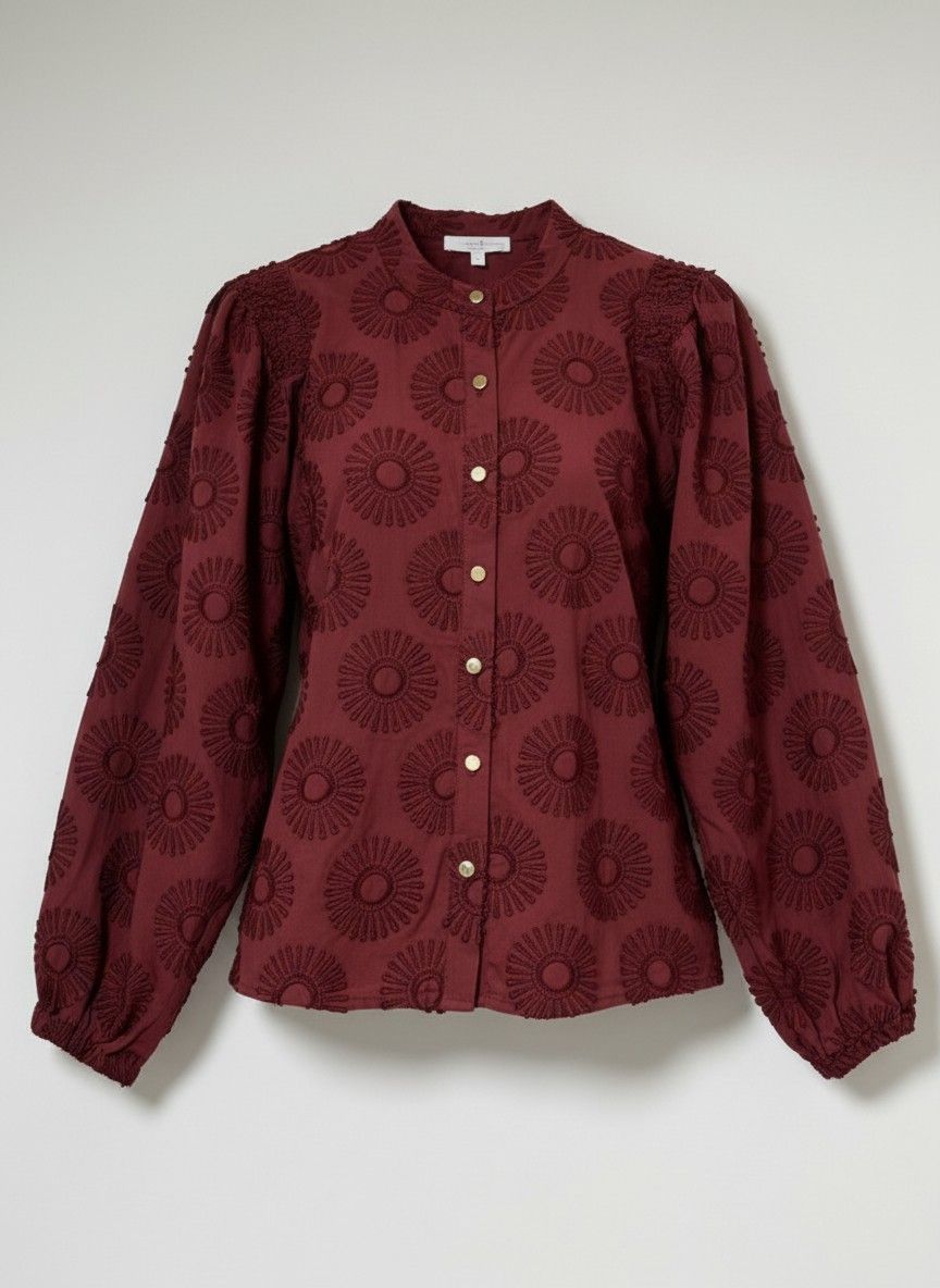 ICNK Blouse /ICNKFW26-P600-01 Bordeaux