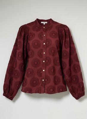 ICNK Blouse /ICNKFW26-P600-01 Bordeaux