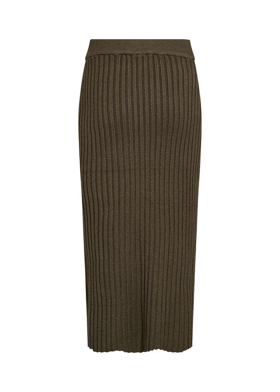 Soya Concept Skirt Midi Rib /33693 97974 FOREST NIGHT MELANGE