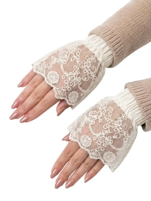 Tramontana Cuffs Lace / C57-21-001 Snow
