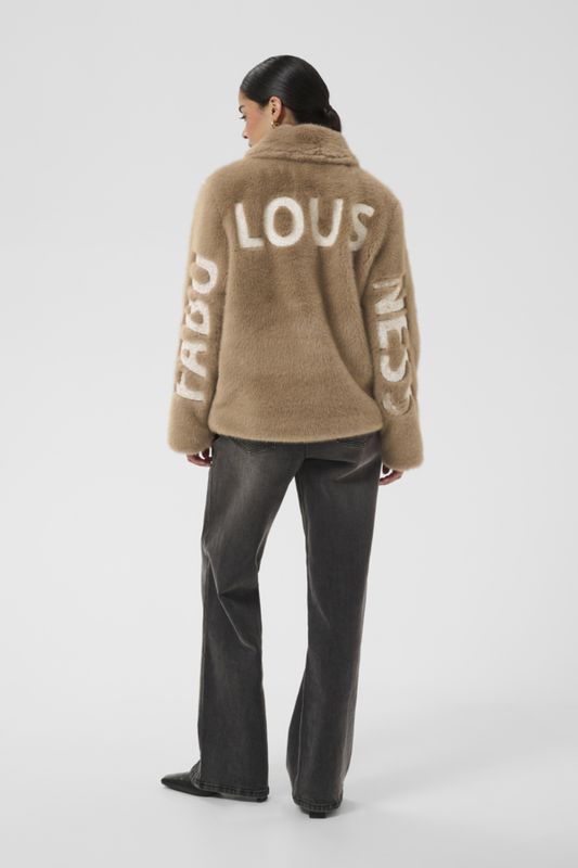 Kaffe Jacket Faux Fur/ 10511864 Taupe