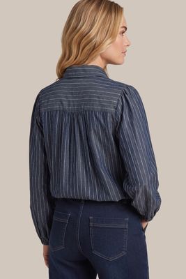 G-Maxx Blouse Fionn / 26NZG35 Denim Light Gray