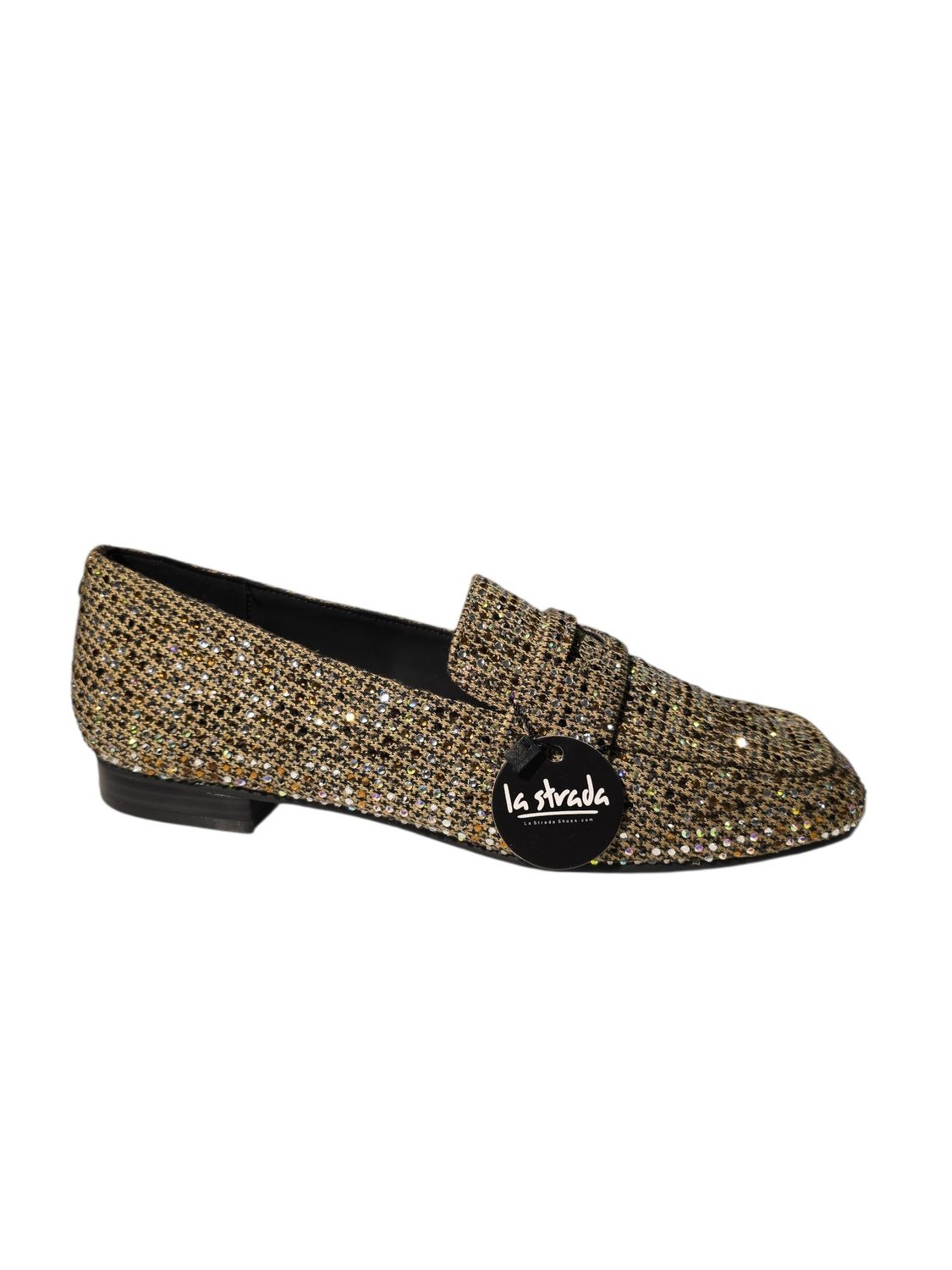 La Strada Loafer Rhinestones /  2504653 Taupe Multicolour Rhinestones