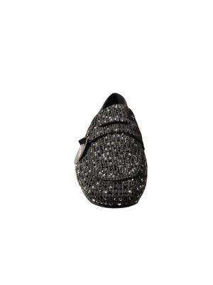 La Strada Loafer Rhinestones/ 2504653 Grey textile Rhinestone