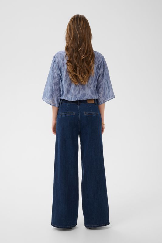 Cream Jeans Wide Leg  / 10612286 Dark blue denim