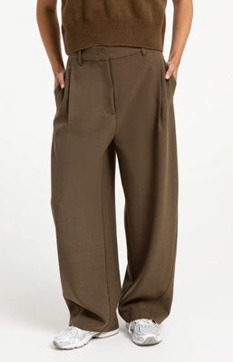 YAYA Pants Barrelfit/ 01-301275-608 TEAK BROWN