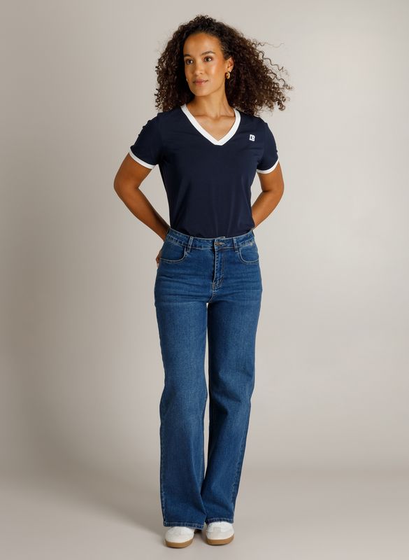 Ivy Beau Jeans Flare / 4201180 Denim Dark Rinse