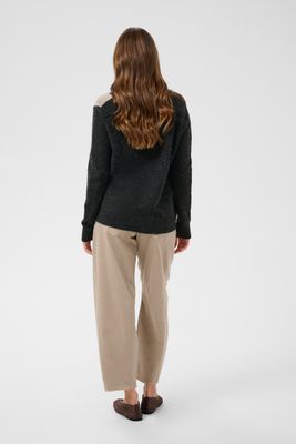 Cream Pullover Check / 10615298 Pitch Black