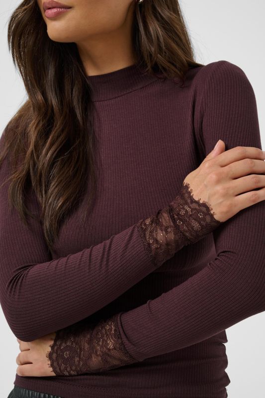 Kaffe Top Rib Lace/ 10511001 Fudge