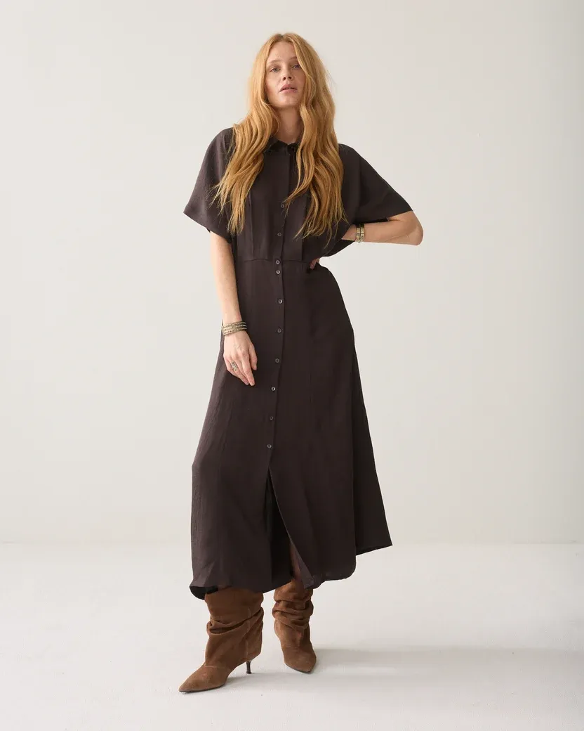 Summum Woman Dress 5s1665-12494 754 Chocolate