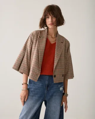 Summum Woman Jacket Check / 1s1331-12496 120 Multicolour