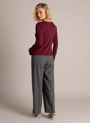 YEST Cardigan/ 0006461 Wine Red