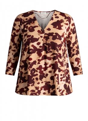 YEST Top Jersey / 0006709 Wine Red/Multi Colour
