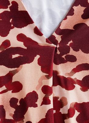 YEST Top Jersey / 0006709 Wine Red/Multi Colour