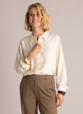 YEST Blouse Satinviscose/ 0006428 Beige Cream