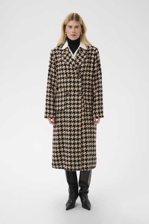 50113250 Black/Camel Houndstooth
