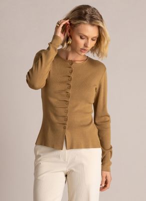 YEST Cardigan/ 0006461 Bronze