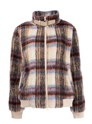 NED Jacket Check / 26W2-FP087-01 Cabernet Red