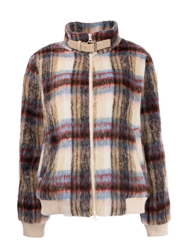 NED Jacket Check / 26W2-FP087-01 Cabernet Red
