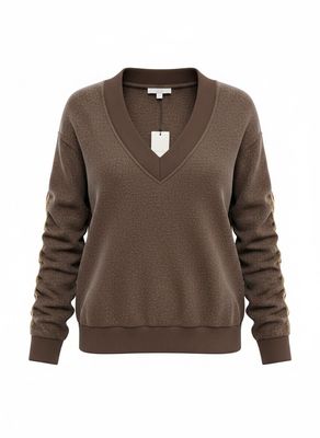 ICNK Pullover v-Neck / ICNKFW26-P695-01 Dark Brown