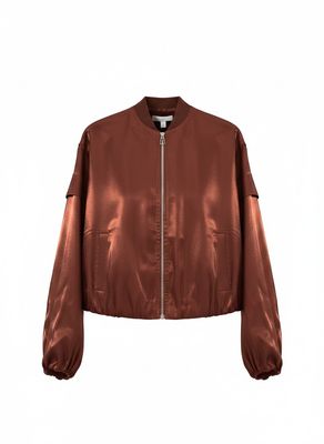 ICNK Jacket Silky Shine / ICNKFW26-P660-01 Brandy Brown