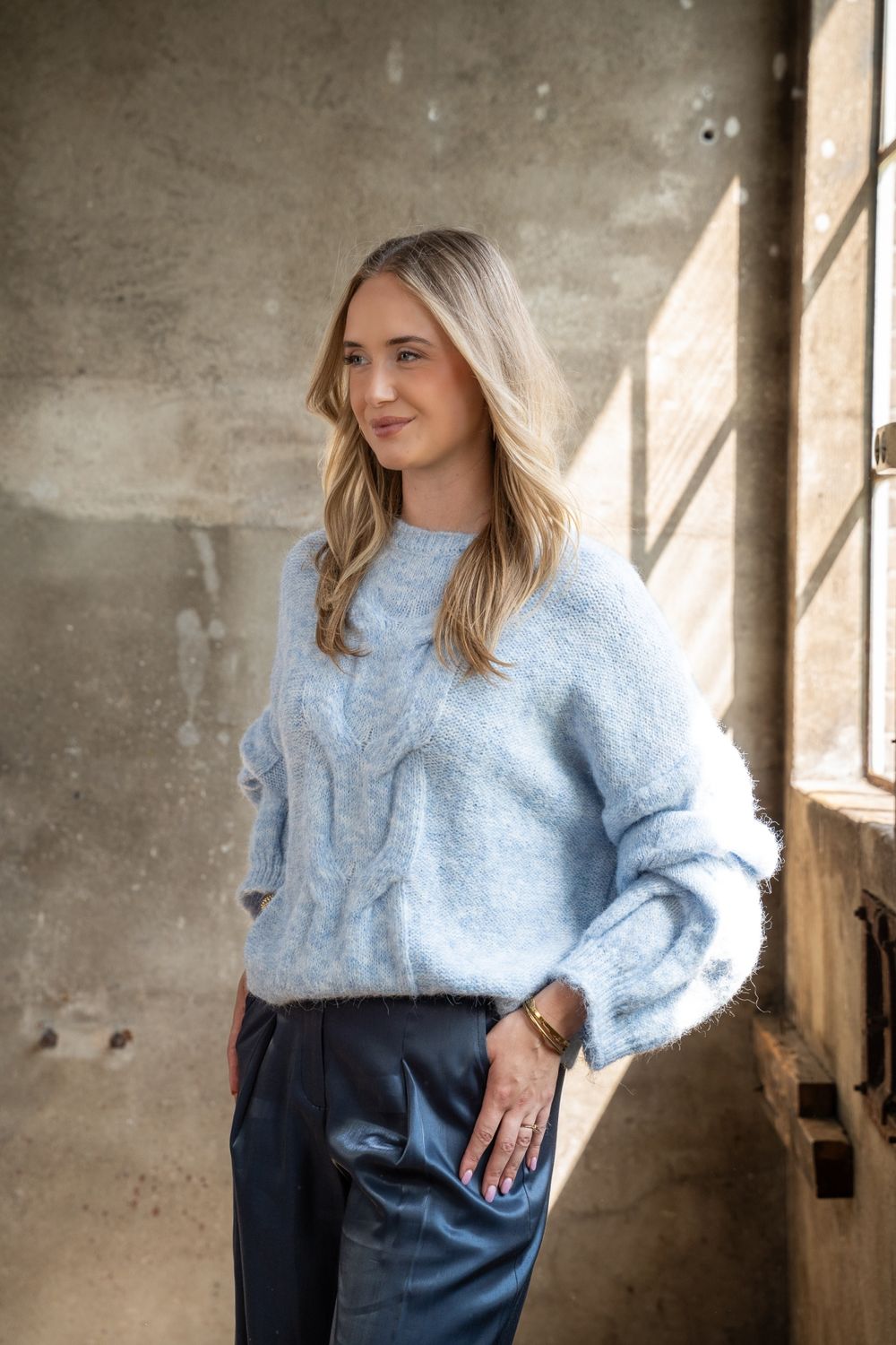 ICNK Pullover / ICNKFW26-P641-01 Jeans Blue