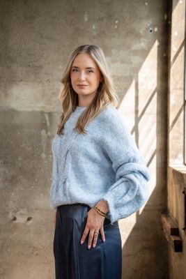ICNK Pullover / ICNKFW26-P641-01 Jeans Blue