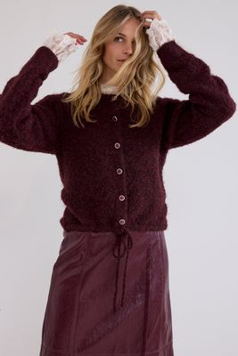 Tramontana Cardigan / C18-21-701 Pomegranate