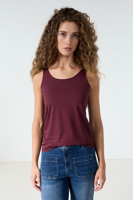 Tramontana Top / Q01-21-402 Pomegranate