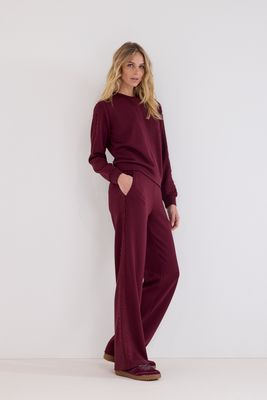Tramontana Pants Sweat / C12-21-101 Pomegranate