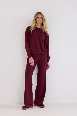 Tramontana Pants Sweat / C12-21-101 Pomegranate