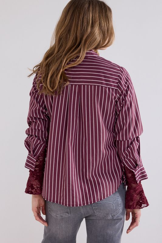Tramontana Blouse Strass / C51-21-302 Pomegranate