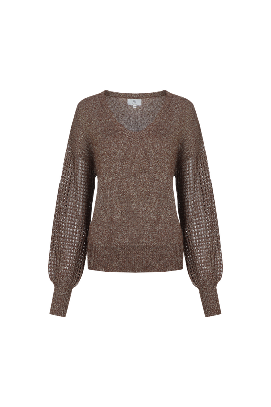 C&amp;S Pullover Alise /26NMC02 Mocha Brown