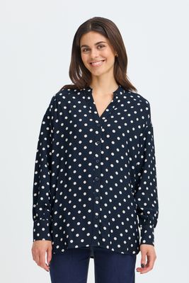 Fransa Shirt Polka / 20618268 SALUTE DOTTY