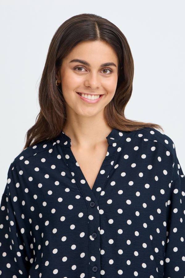 Fransa Shirt Polka / 20618268 SALUTE DOTTY