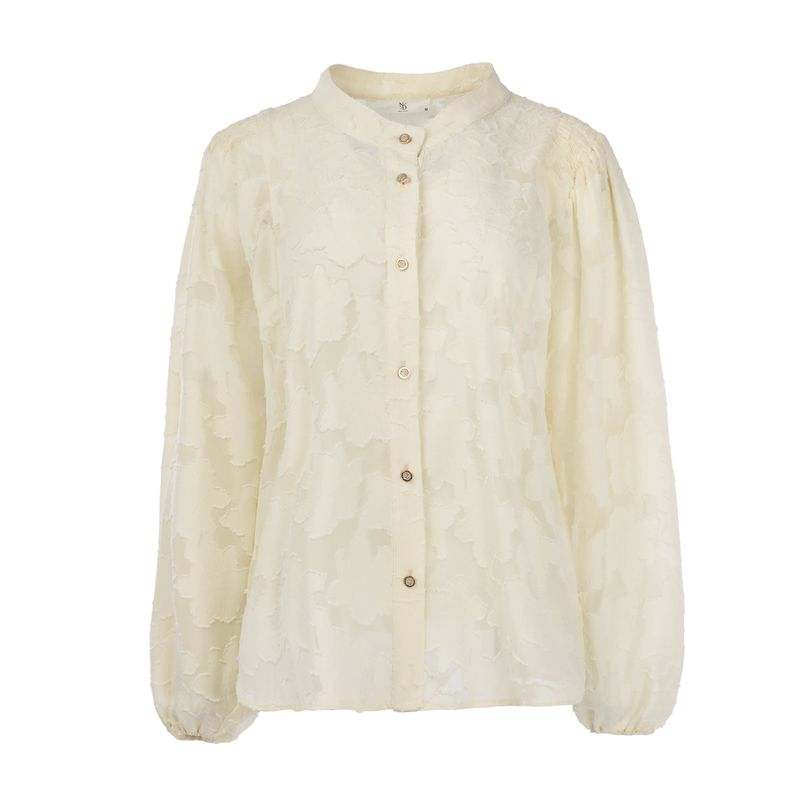 NED Blouse  / 26W-U404-01 Seasonab Ecru