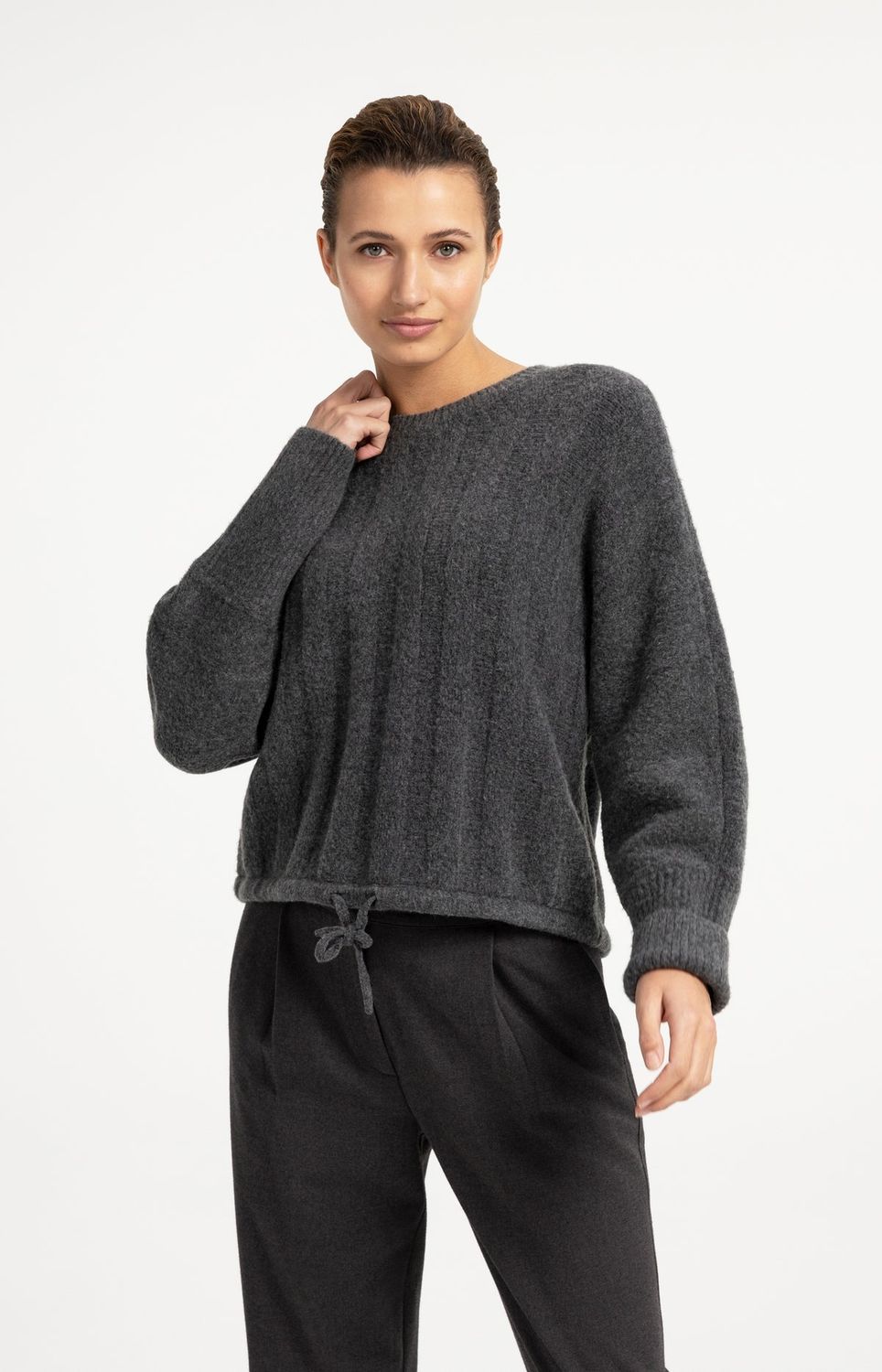 YAYA Pullover/ 01-000631-609 GREY MELANGE