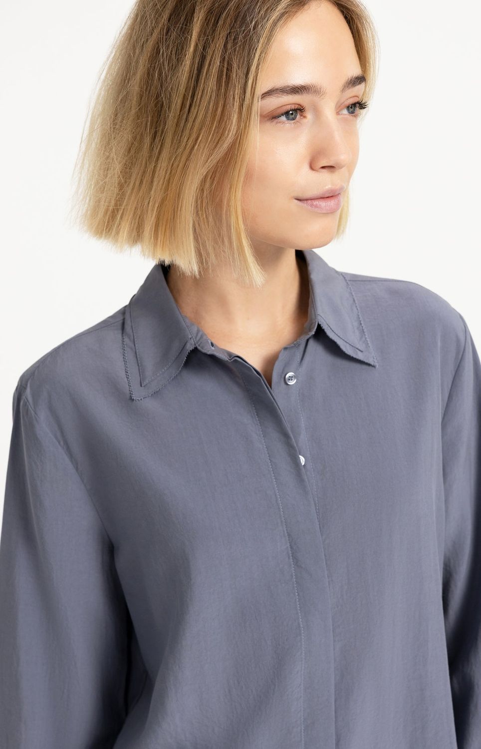 YAYA Blouse Lyocell/ 01-201247-609 ARCTIC SEAL GREY