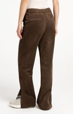 YAYA Pants Suedine/ 01-309283-609 SLATE BLACK BROWN