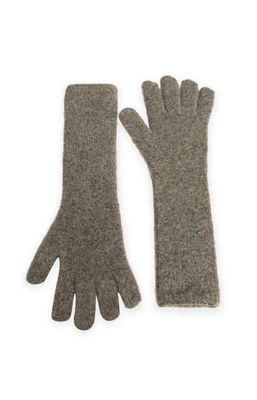YAYA Gloves / 03-200016-609 TEAK BROWN MELANGE