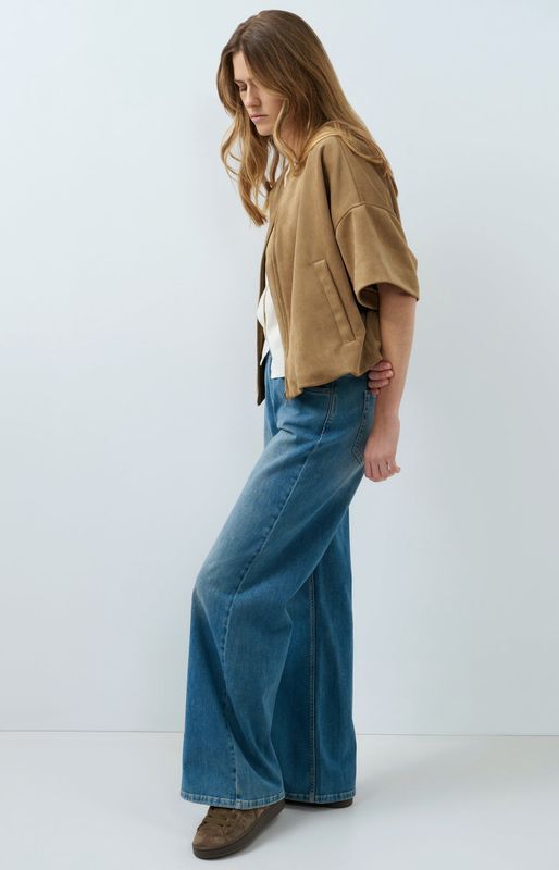 YAYA Jeans L34 / 01-311165-609 MID BLUE DENIM