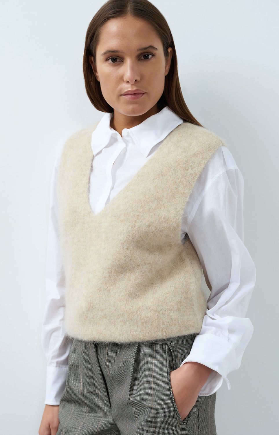 YAYA Spencer / 01-000635-609 LIGHT BEIGE MELANGE