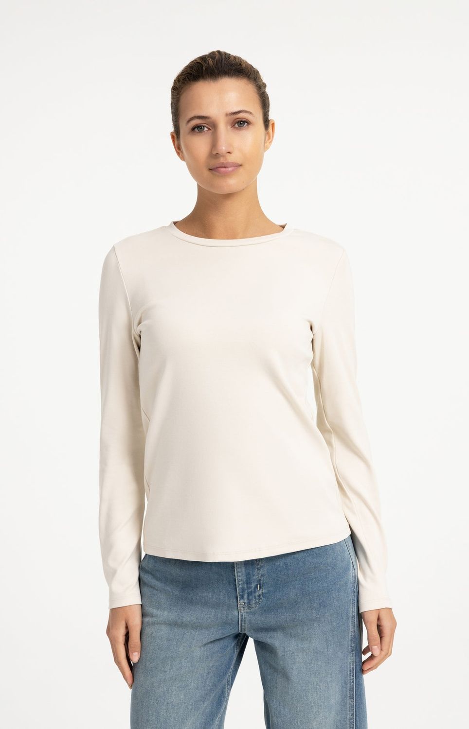 YAYA Shirt Longsleeve/ 01-719040-609 BIRCH SAND